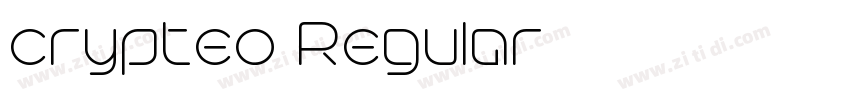 crypteo Regular字体转换 crypteo Regular字体转换